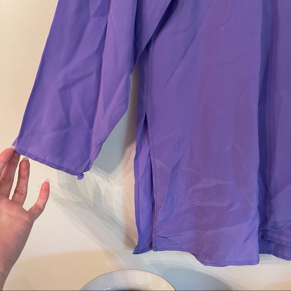 NWT Vintage 90’s Diane von Furstenberg Silk Tunic Top DVF - Picture 4 of 5